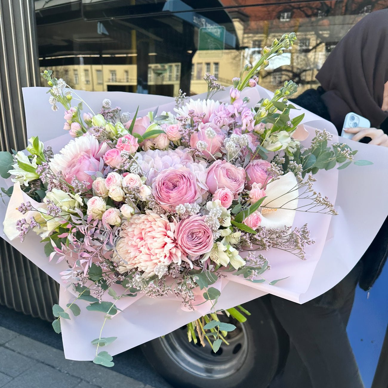 Rosafarbener Blumenstrauß - Der Blumenladen Rauch GmbH